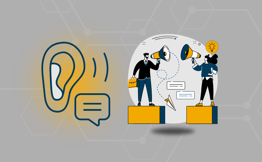 An illustration highlights the importance of active listening and clear communication in facilitation.
