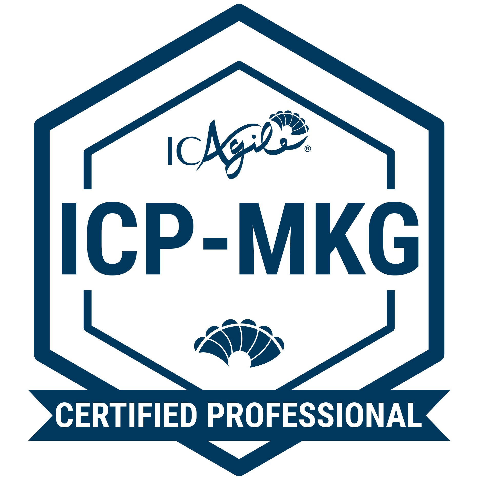 ICP-MKG badge